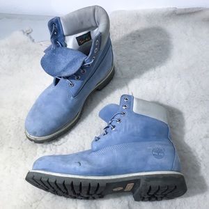 suede blue timberlands
